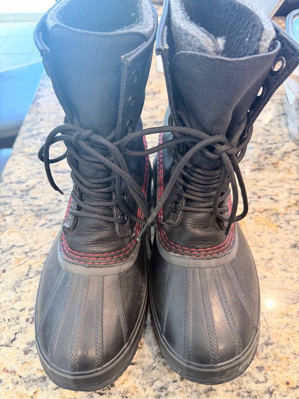 Sorel 1964 Premium T CVS boots in black and sail red size: 9 - Picture 2 of 9